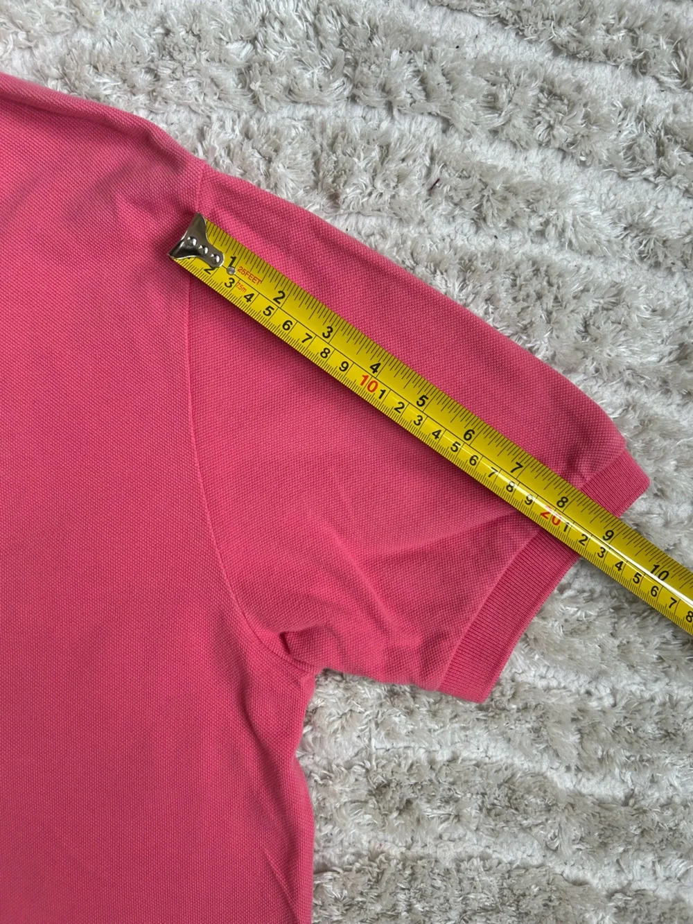 Ralph Lauren Pink Short-Sleeve Polo with Yellow Pony
